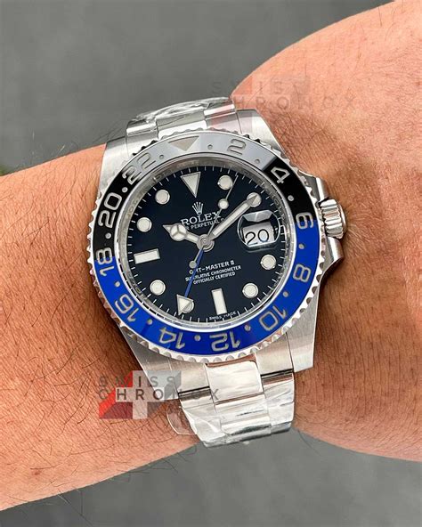 super clone rolex gmt master 2 batman|rolex batman price uk.